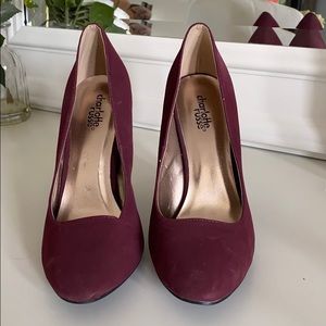 Burgundy Heels